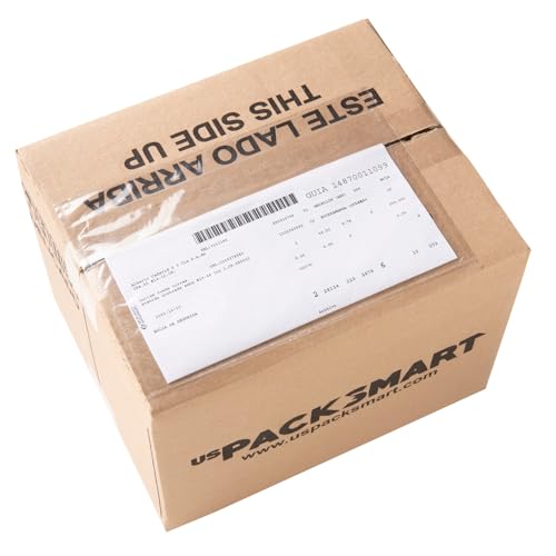 200 Units, 6"x8.5" Clear Packing List Shipping Pouches – Heavy Duty Self-Sealing Adhesive Envelopes, Waterproof & Tear-Proof – Ideal for Labels, Invoices & Documents - size: 6"x8.5" | 200 Units