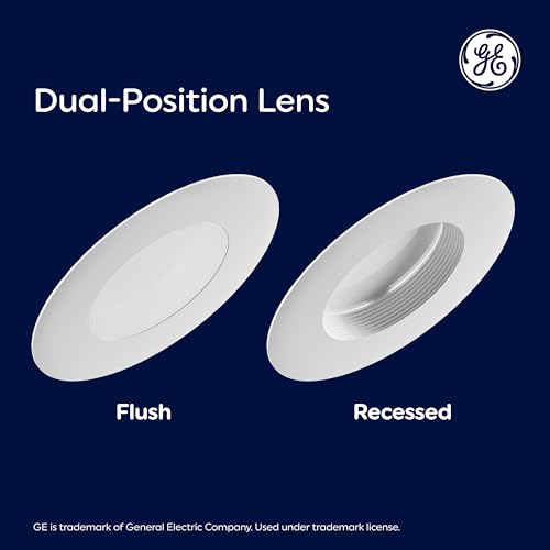 GE Reveal HD+ 5-6-inch LED Recessed & Flush Downlight, 50W Replacement - style: Downlight 1150 Lumens