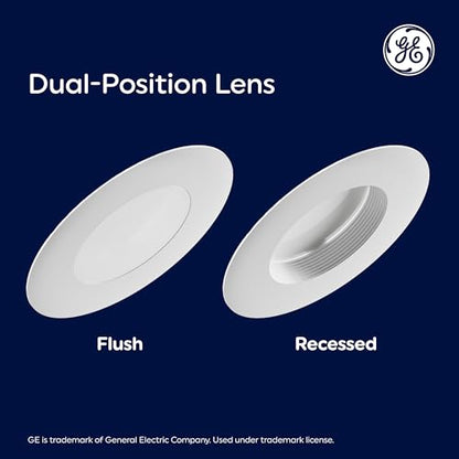 GE Reveal HD+ 5-6-inch LED Recessed & Flush Downlight, 50W Replacement - style: Downlight 1150 Lumens