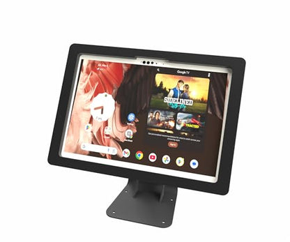 Anti-Theft Acrylic Case for Lenovo TAB Tablet with 360 Rotate 180 Swivel Metal Desktop Stand & 90-Degree USB C Cable (Black, Chromebook 10e) - color: Black, size: Chromebook 10e