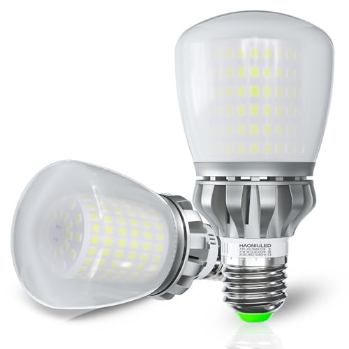A19 LED Light Bulbs, 3670 Lumens E26 LED Bulb, 250W Equivalent, 6000K Cool Daylight White Non-Dimmable, 22-Year Lifetime, 27W Energy Saving for Home Office Garage - color: Cool Daylight White 6000k