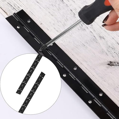 Heavy Duty Piano Hinge 36 Inch x 1.5 Inch, 0.047" Leaf Thickness - size: 36 Inch, style: 1.5" Open Width