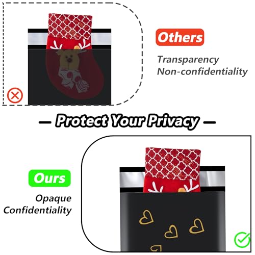 JinRuiKJ Thank You Poly Mailers 6x9 Inch, 100 PCS, Black - color: Black, size: 6*9inch 100pcs