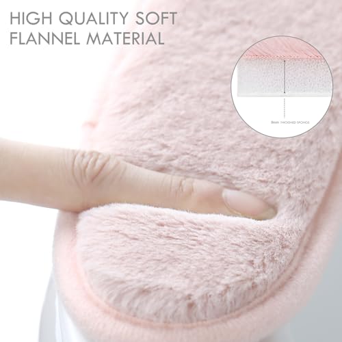 Thick and Warm Toilet Seat Cushion Cover - with Sticky Toilet Seat Cushion - Washable and Reusable Mat for Winter - Double Flap Separation, TPR Back Adhesive, Soft and Protective (Pink) - color: Pink