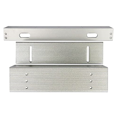 Visionis Electromagnetic Lock, 600 lbs, L and Z Bracket, Inswing, Silver - size: Silver Maglock & Bracket