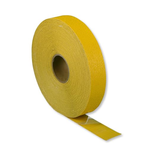 Reflective Pavement Marking Tape Slip-Resistant and Durable, Heavy-Duty Rubber Base for Outdoor Applications, Perfect for Driveways, Walkways, and Parking Areas (Yellow, 2 Inch X 148 Feet) - color: Yellow, size: 2 Inch X 148 Feet