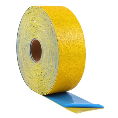 Reflective Pavement Marking Tape Slip-Resistant and Durable, Heavy-Duty Rubber Base for Outdoor Applications, Perfect for Driveways, Walkways, and Parking Areas (Yellow, 4 Inch X 108 Feet) - size: 4 Inch X 108 Feet