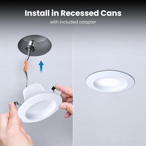 Feit Electric 4 in LED Recessed Downlight - 5CCT, Dimmable - 4 Pack - size: 4 Count (Pack of 1)