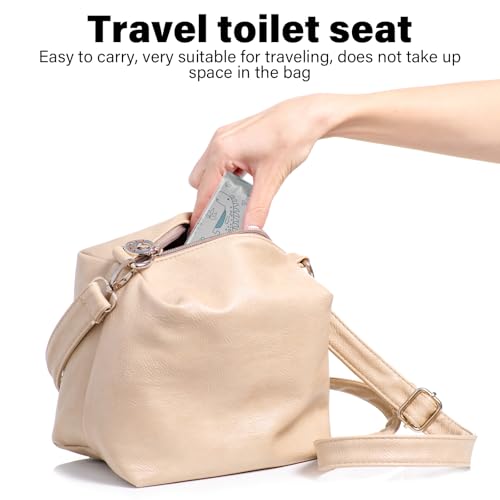 60 Pack Toilet Seat Covers Disposable, Extra Large Waterproof Toilet Cover for Toddlers & Adults, Individually Wrapped Travel Essential Portable Potty Training in Public Restrooms, Trip - Dinosaur - color: Dinosaur
