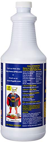 GP66 Green Miracle Cleaner Super Size (32 oz) – Powerful American Made All-Purpose Cleaner, Heavy Duty Concentrated Formula Cleans Kitchens, Bathrooms, Laundry, Ovens, Floors, Engines & More - size: 32 Fl Oz (Pack of 1)