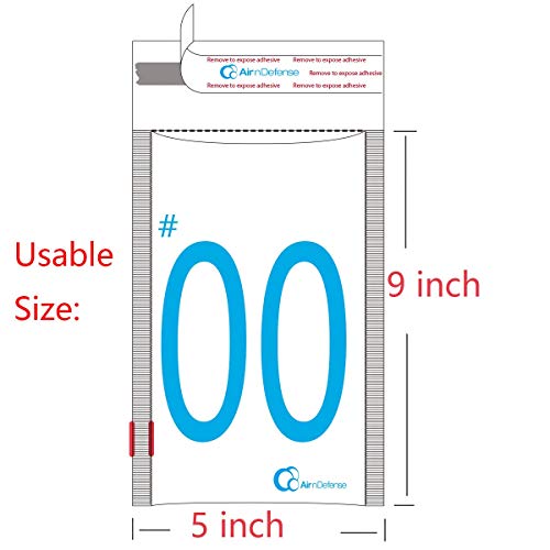 50/250/500/1000/2000/5000 pcs #00 5x10 Poly Bubble Padded Envelopes Mailers Shipping Bags AirnDefense (250)