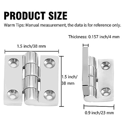 EATAKWARD Heavy Duty Boat Hinges Stainless Steel Marine Grade