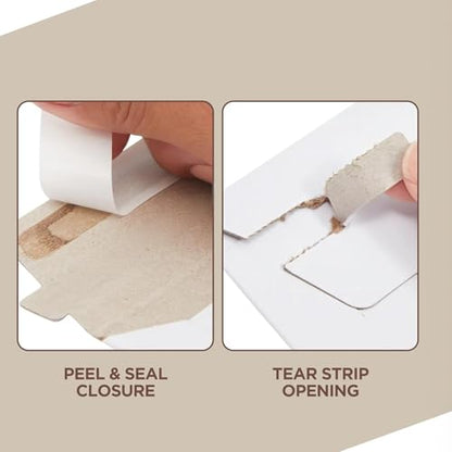 Rigid Mailers 12.75 x 15 (100-Pack) – Self Seal Adhesive Cardboard Mailers - size: 12.75x15"-Pack of 100