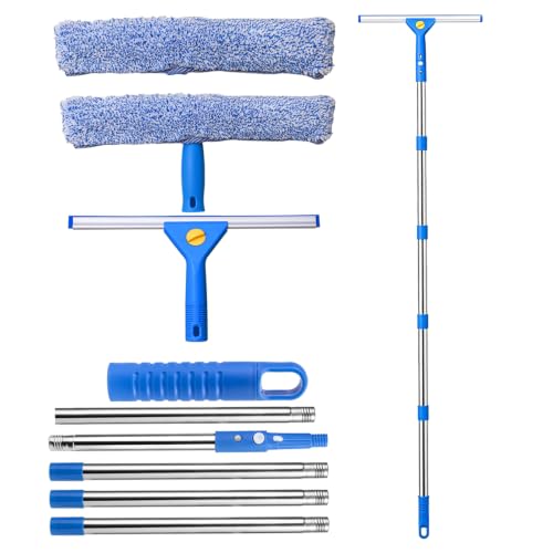 76“Professional Squeegee Window Cleaning Kit with Extension Pole - style: 76"Window Squeegee