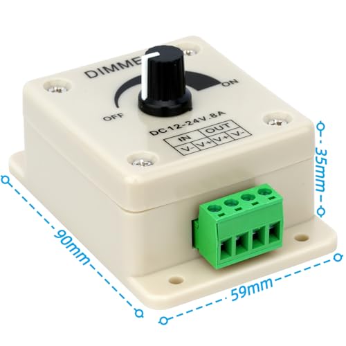 3Pcs 12v LED Dimmer DC 12-24V LED dimmer Switch