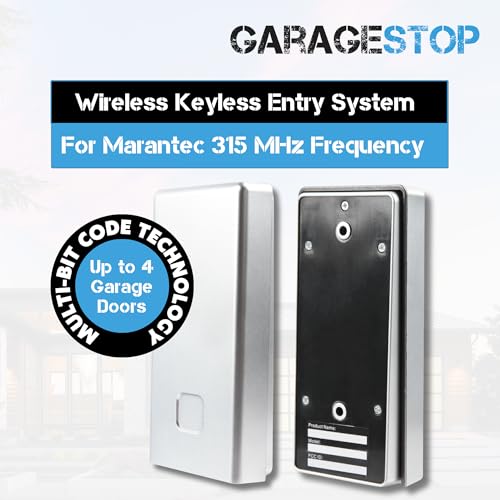 2X Garage Door Keypad for Marantec M13-631, Wireless Keyless Entry 315MHz - color: Keypad x2