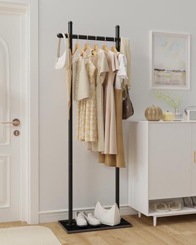 Industrial Clothes Racks,Metal Garment Trees,68.9in,Black,Small - color: Black, size: 19.7*11.8*68.9in