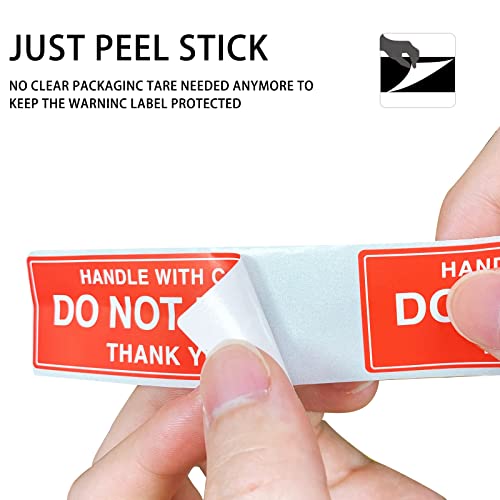 3" X 1" Handle with Care - Do Not Bend - Thank You Shipping Stickers Labels, 250PCS Per Roll - color: Tz-ys-ha