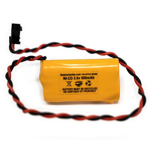 ELB B001 ELBB001 ELB-B001 AA900MAH 3.6v 900mAh Exit Sign Emergency Light NiCad Battery ANIC1566 0253799 (1 Pack, 1, Count) - size: 1 Pack