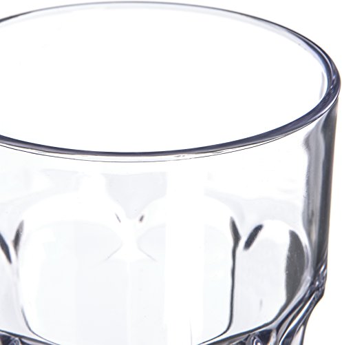Carlisle FoodService Products Louis Tall Tumbler for Restaurants, Catering, Kitchens, Plastic, 32 Ounces, Clear, (Pack of 24) - size: 32 Ounces, style: 24 Pack