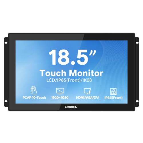 18.5 Inch Industrial Touchscreen, Open Frame 1920×1080 IP65 Monitor - size: 18.5 inch(Wide Screen)