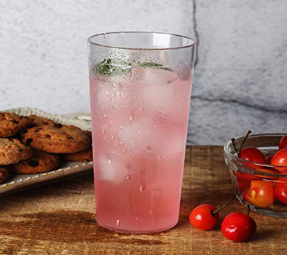New Star Foodservice | Restaurant-Grade Beverage Tumblers (Clear (Set of 12), 12 oz) (Pack of 6) - size: 12 oz (Pack of 6)
