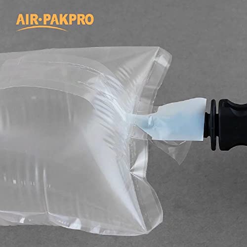 100 Pack with Hand Pump AIR PAKPRO 9.8"X15.7" Clear Plastic Inflatable Air Packaging Bags Air Pillows Air Cushions Buffer Bags Void Fill Cushioning for Shipping and Packaging