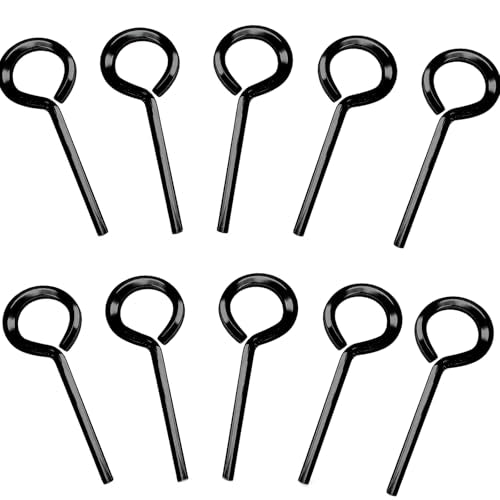 5/32 inch Hex Dogging Key, Black, 10 Pcs - color: Black, size: 5/32