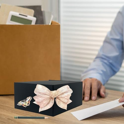24 Pack 9x7x4 inches Black Shipping Boxes, Corrugated Cardboard Mailers - size: 9x7x4 Inches