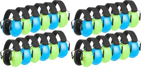 Amylove 12 Pcs Kids Noise Cancelling Headphones Ear Muffs Fresh Style (Pack of 2) - size: Universal Fit (kids & Adults) (Pack of 2), style: Fresh Style
