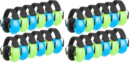 Amylove 12 Pcs Kids Noise Cancelling Headphones Ear Muffs Fresh Style (Pack of 2) - size: Universal Fit (kids & Adults) (Pack of 2), style: Fresh Style