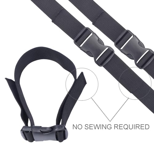 CooBigo 10 Pack 1-1/4" Plastic Side Release Buckles Dual Adjustable Outdoor Camping Tactical Backpack Belt Strap Webbing Bag Hardware Accessories 1-1/4" Dual Release Buckle Black - color: C#: 1-1/4"(10pcs)