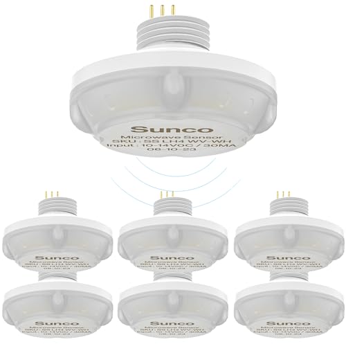 Sunco 6 Pack Occupancy Motion Sensors for LED Linear High Bay Lights