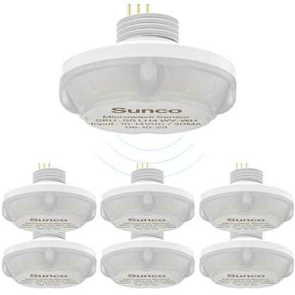 Sunco 6 Pack Occupancy Motion Sensors for LED Linear High Bay Lights