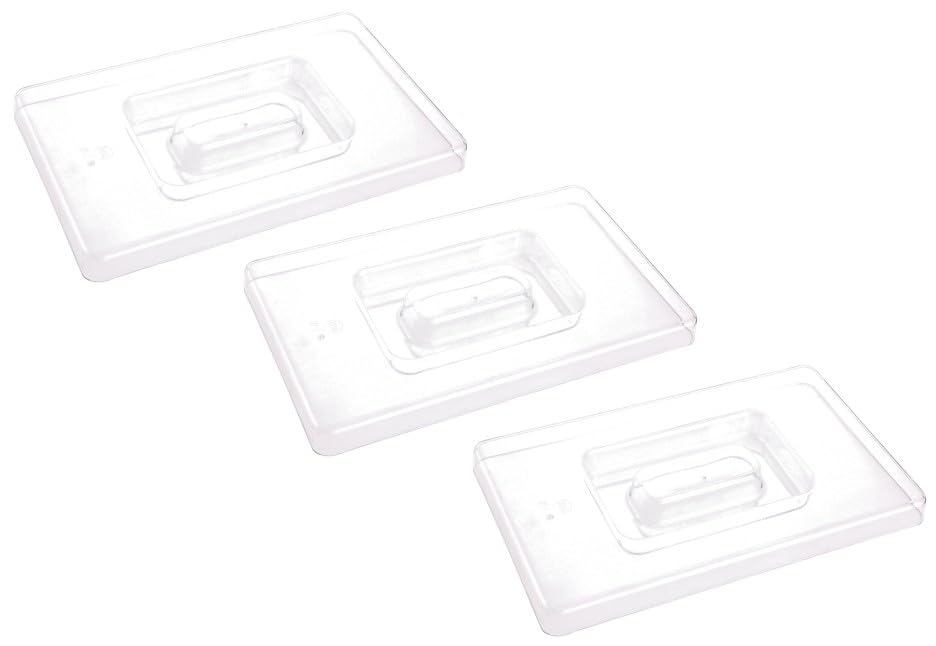 Kratos Clear Polycarbonate 10-Gallon Ingredient Bin Lids - 3pk - size: 3 Lids - 3 PK