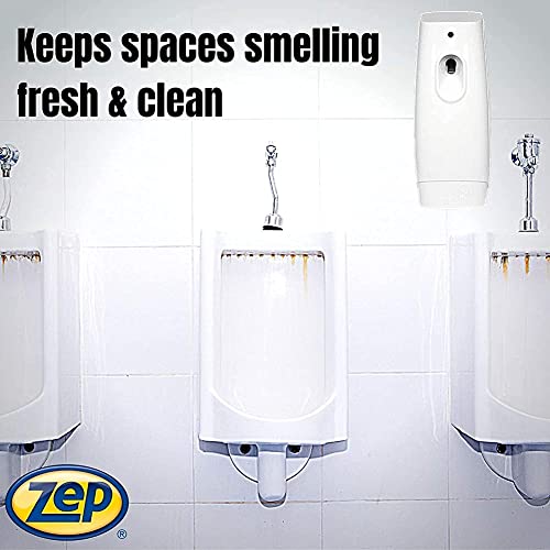 Zep Metered Mist Blue Sky Air Freshener Refill (Case of 12) with Meter Mist 3000 Ultra Dispenser (2 Pack) - 336201 - Lasts Up To 30 Days and Neutralizes Tough Odors