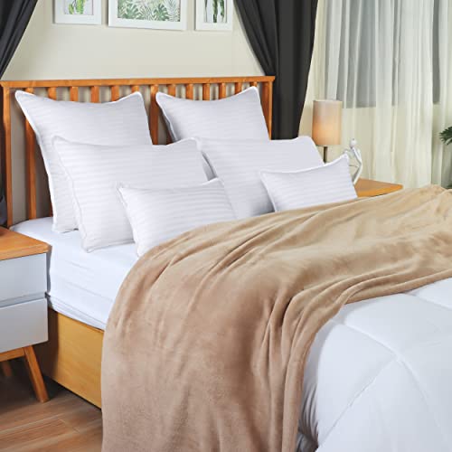 Utopia Bedding Hotel Bed Pillows for Sleeping, Pillows King Size Set of 2 - size: King (Pack of 2)
