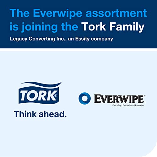 Everwipe by Tork Disinfectant Wipe Jumbo Rolls White, 2 x 800 wipes, 192821