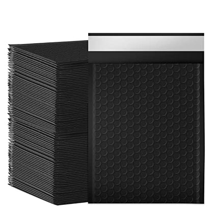 packbabol Bubble Mailers, 6x9 Inch Poly Padded Bubble Mailers Pack of 100 Bubble Envelopes Opaque Self Seal Adhesive Waterproof Bags for Shipping and Packaging(Black,6x9-100Pc) - color: black, size: 6x9-100Pc
