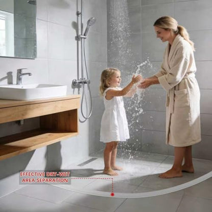 39Inch Shower Door Water Guard, Silicone Shower Threshold Water Dam