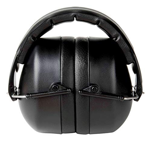 3M Folding Earmuff, Black, NRR 25 dB, 1-Pair - size: 1 Count (Pack of 1)