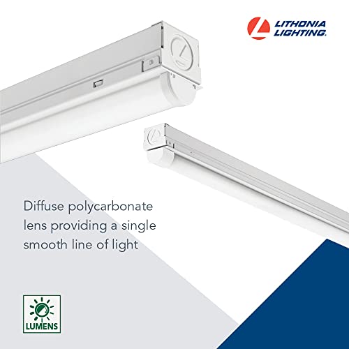 Lithonia Lighting 1 Light LED Strip Light, 1250 Lumens, 4000K, 2 Foot
