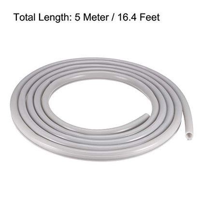 uxcell T-Slot Mount Window Weatherstrip Seal 9mm Bulb Bubble for 5mm Slot 5 Meters Long Gray - color: Gray, size: 5m