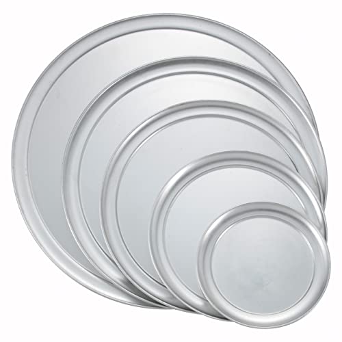 Winco Pizza Pan, 8-Inch, Wide Rim - size: 8 Inch