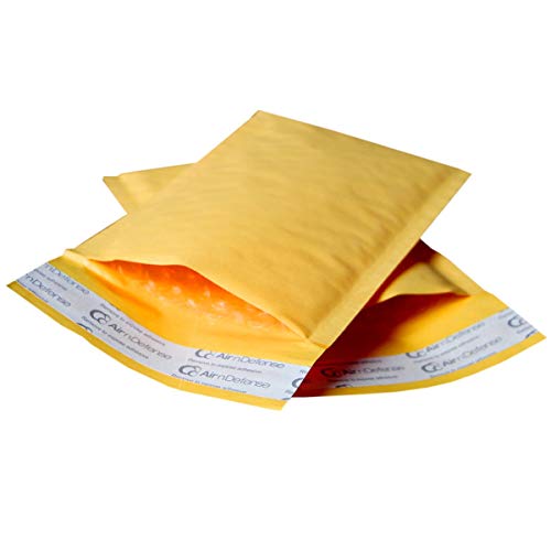 5/50/100/200/250/300/400/500/1000 pcs #6 12.5 x 19 Kraft Bubble Padded Envelopes Mailers Shipping Bags AirnDefense (50)