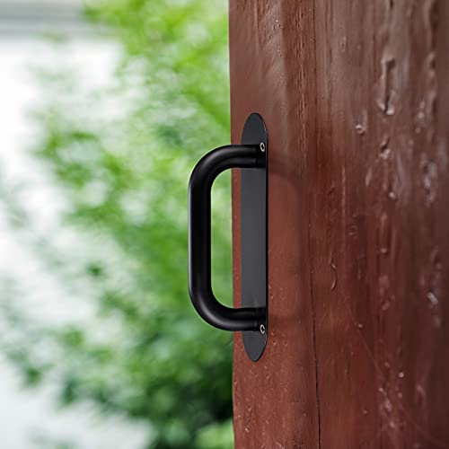 Door Handle Pull Push Door Plate, 2pcs Door Push Plate Handles, Heavy Duty Barn Door Pulls, Cabinet Drawer Push Pull Handles for Kitchen Cabinet Drawer Window Sliding Closet Door Handles(200x65mm) - size: 200x65mm