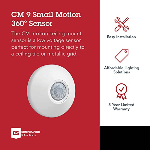SensorSwitch PDT Standard Range Ceiling Motion Sensor and Occupancy Sensor - size: Standard Range, style: PDT / Relay Included