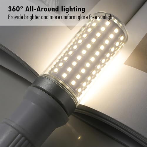 E26 LED Bulbs, 30W Equivalent 250W, 2 Pack 4000K Neutral Light - color: 4000k Neutral Light