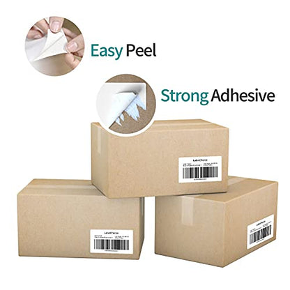 4200 Pcs 2.25" x 4" 3-Proof Direct Thermal Shipping Labels Compatible with Zebra LP2824 Plus ZD410 ZD411 ZD420 ZD421 ZP450 ZP505, 12-Roll Waterproof Mailing Address Labels for Rollo MUNBYN - color: 2.25"x4"-4200 Labels