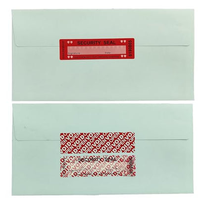 100pcs Tamper Proof Stickers Seals Labels (Matte Red, 1" X 3.54") - color: Matte Red 1, size: 1" X 3.54"